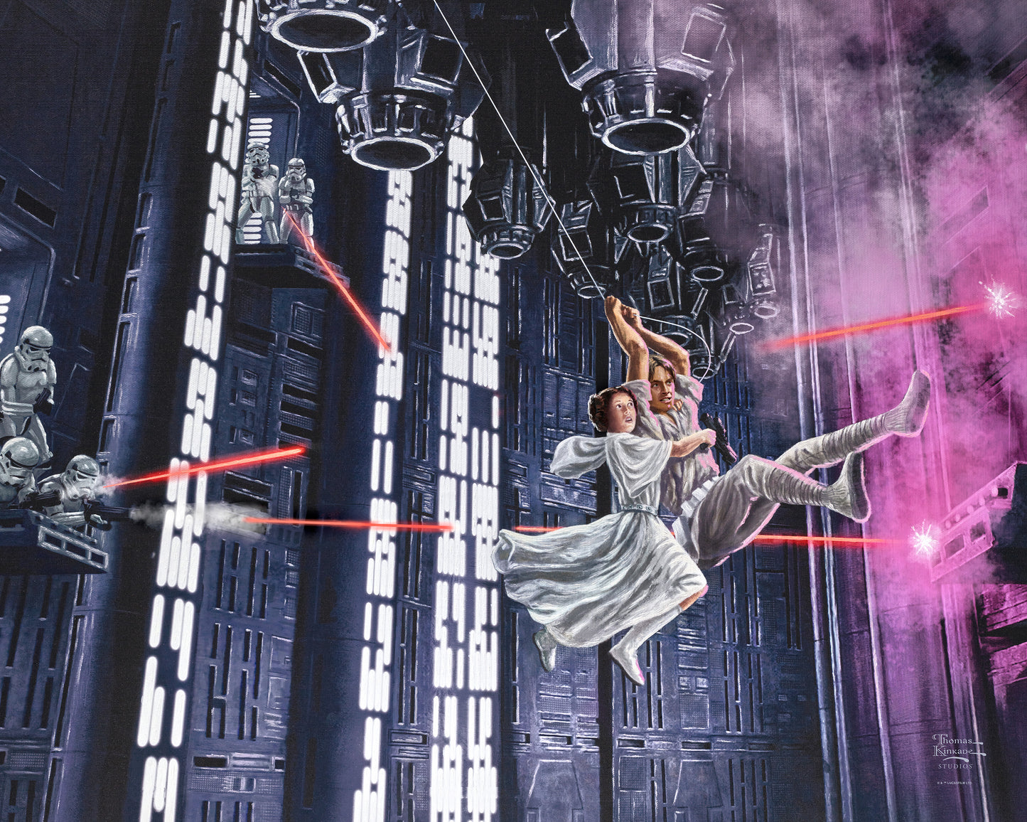 On the Run - 24" x 30" Gallery Wrapped Canvas