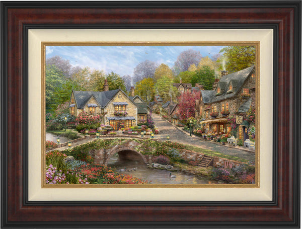 Summer in Cobblestone Village - Limited Edition Canvas